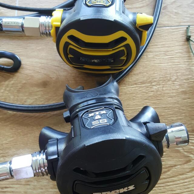Apeks XTX 50 Regulators Twin Tank Setup, Sports Equipment, Sports