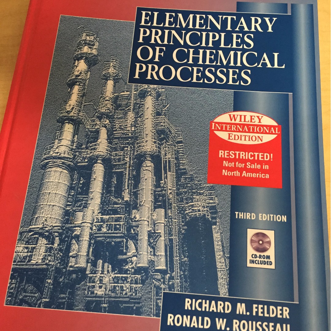 CH1104 Materials and Energy Balance textbook, Hobbies & Toys, Books