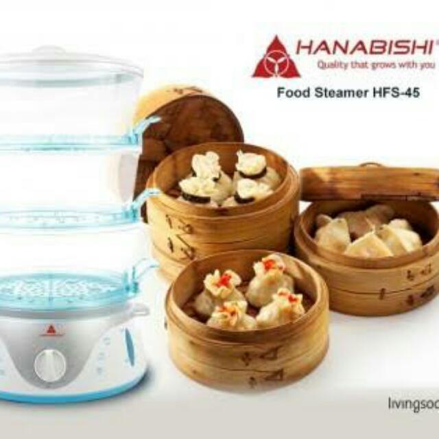 HANABISHI Food Steamer, TV & Home Appliances, Kitchen Appliances