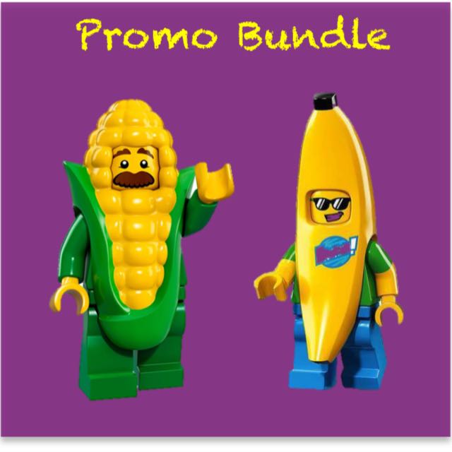 Lego Corn Cob Man and Banana Man, Hobbies & Toys, Toys & Games on Carousell