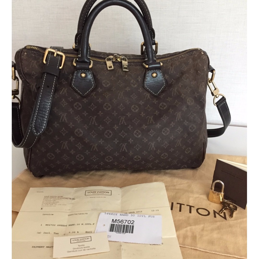 Louis Vuitton Speedy 30 Bandouliere 2way Handbag Idylle M56704 Mb0120