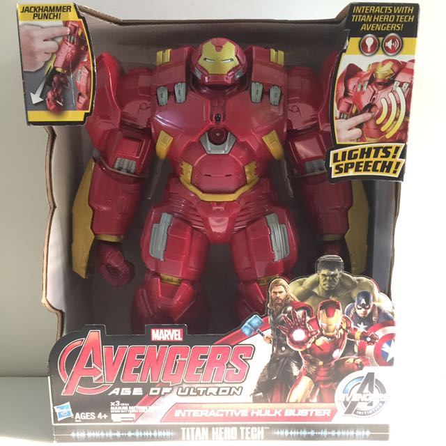 Marvel avengers age of ultron interactive hulk buster action figure store