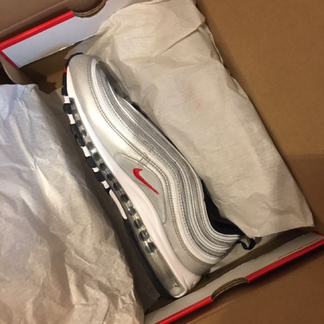 nike air 97 silver