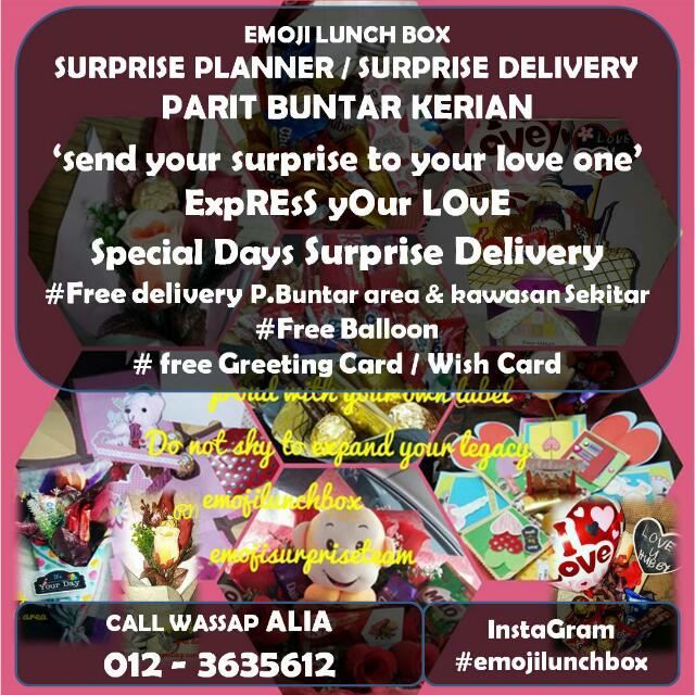 Parit Buntar Surprise Delivery Suprise Design Craft Handmade Goods Accessories On Carousell