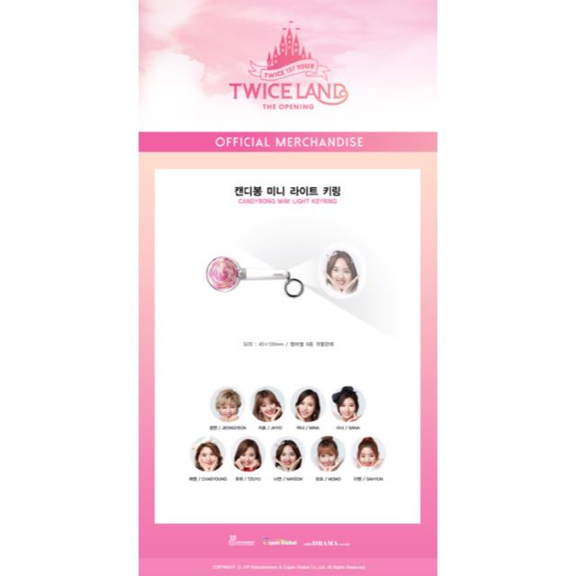 Twice 1st Tour Twiceland The Opening Goods Candy Bong Mini