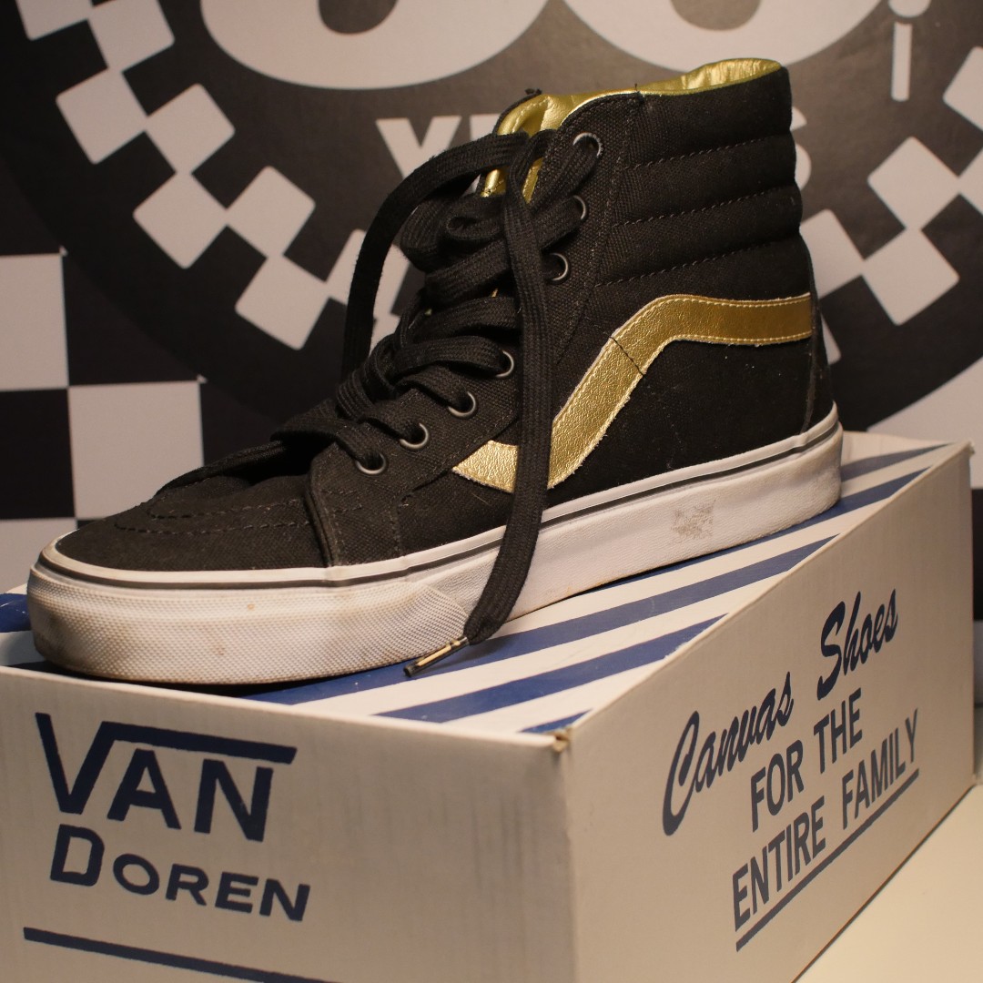 Vans 50th anniversary black and gold 2025