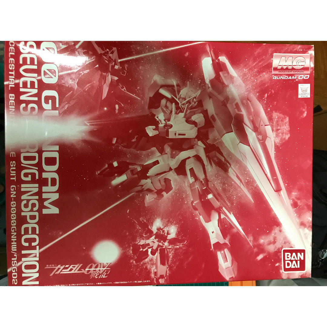 00 Gundam Seven Sword G Inspection Color 1 100 P Bandai Toys Games Bricks Figurines On Carousell
