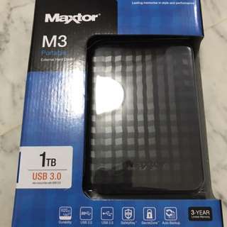 Maxtor M3 1TB External HDD