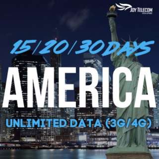 America Unlimited Data Prepaid Sim Card