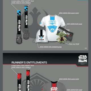 Star Wars Run Finisher Medal Exchange
My millennium falcon Want to Change BB8 or Tie Fighter