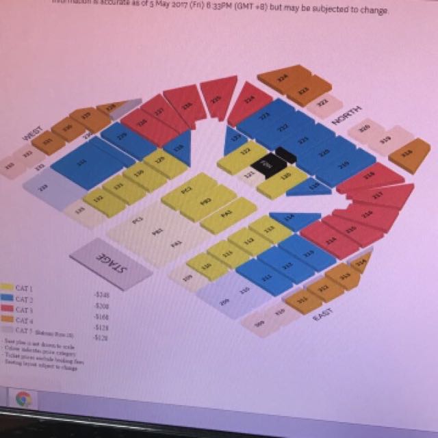 Deng Zi Qi (G.E.M) Concert Ticket, Tickets & Vouchers, Event Tickets on