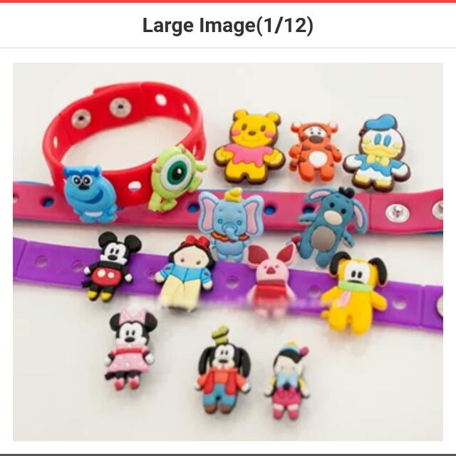 Disney Jibbitz Croc Charms, Babies & Kids, Babies & Kids Fashion on