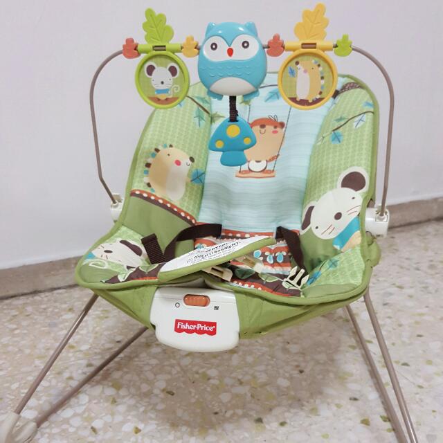 fisher price baby bouncer forest fun