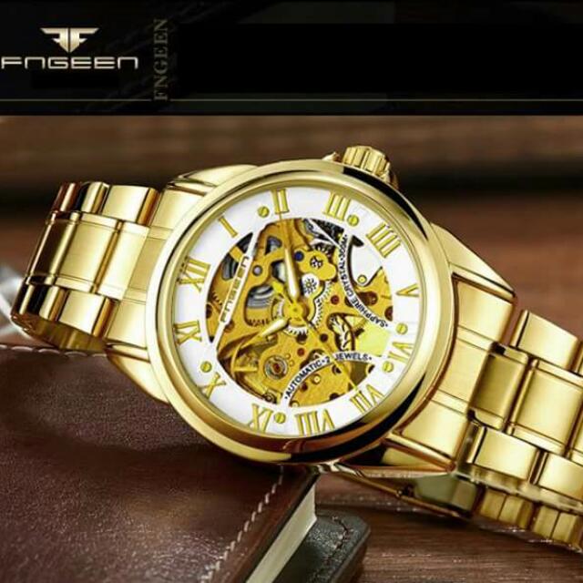 Fngeen top skeleton watch