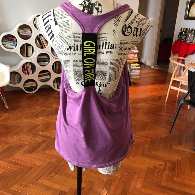 Girl On Fire Gym Wear Sports Sports Apparel On Carousell