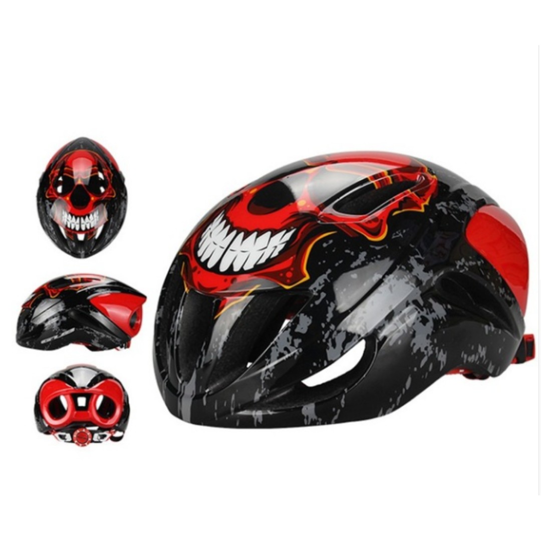 skull bicycle helmet