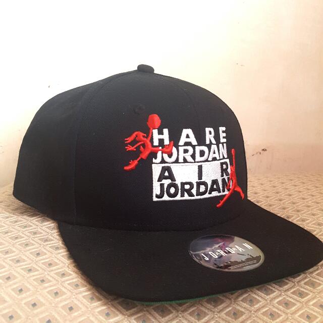 Hare Jordan Snapback Cap, Men's Fashion 