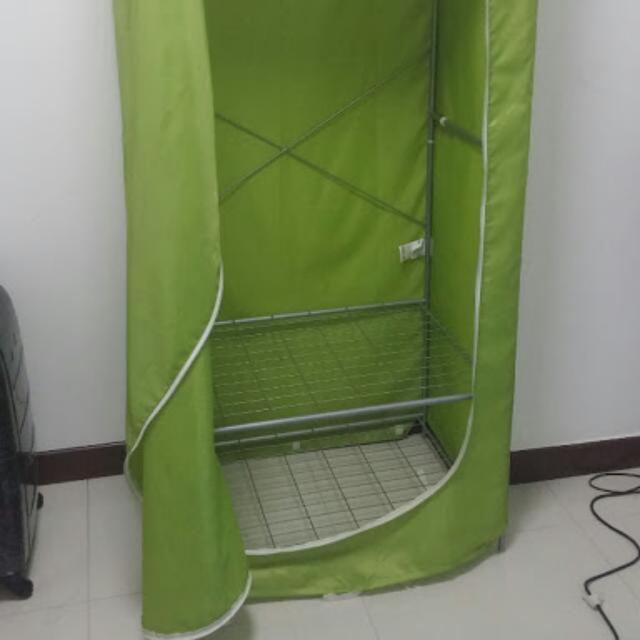 Ikea Breim Green Wardrobe Furniture Shelves Drawers On Carousell