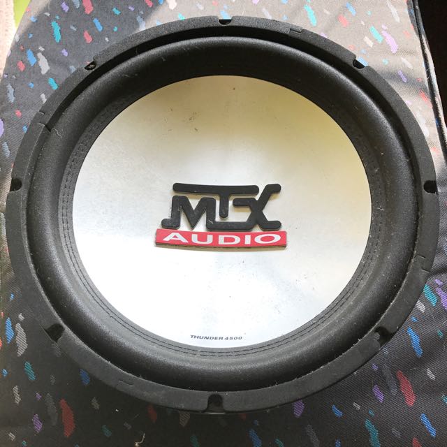 MTX Thunder 4500 Subwoofer 12", Car Accessories on Carousell