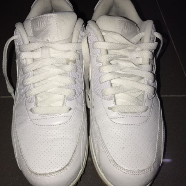 mens nike airmax 90 white