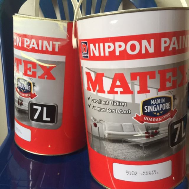 Nippon Paint 7L + 3L White Emulsion, Furniture & Home Living, Home