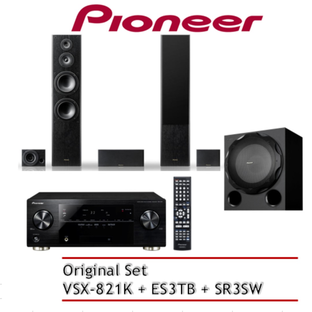 pioneer 5.1 channel home theatre system