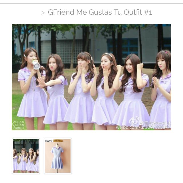 PO) GFRIEND stage costumes, Hobbies & Toys, Memorabilia & Collectibles,  K-Wave on Carousell
