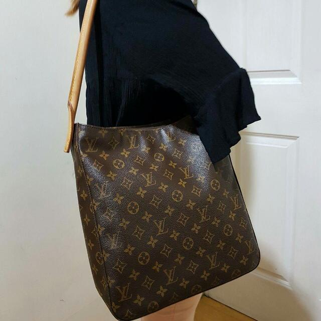 Pre Loved Louis Vuitton Looping Bag Mono Women S Fashion Bags Pre Loved Louis Vuitton Looping Bag Mono Women S Fashion Bags Wallets On Carou
