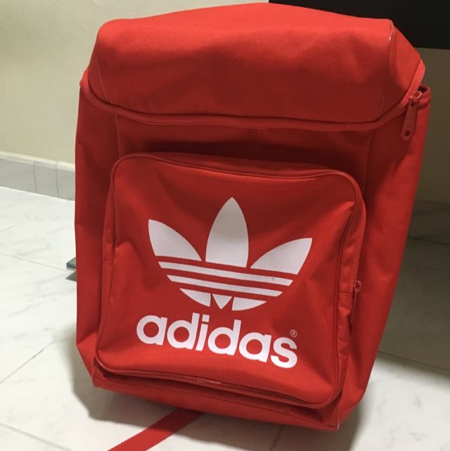 red addidas bag