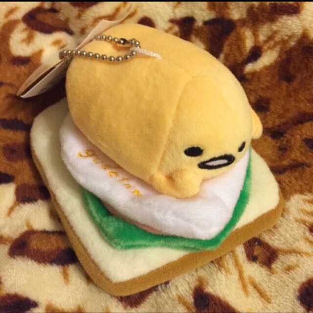 Wallpaper Sanrio Gudetama Bacon Sandwich Keychain Plush Toys Games Desktop Wallpaper