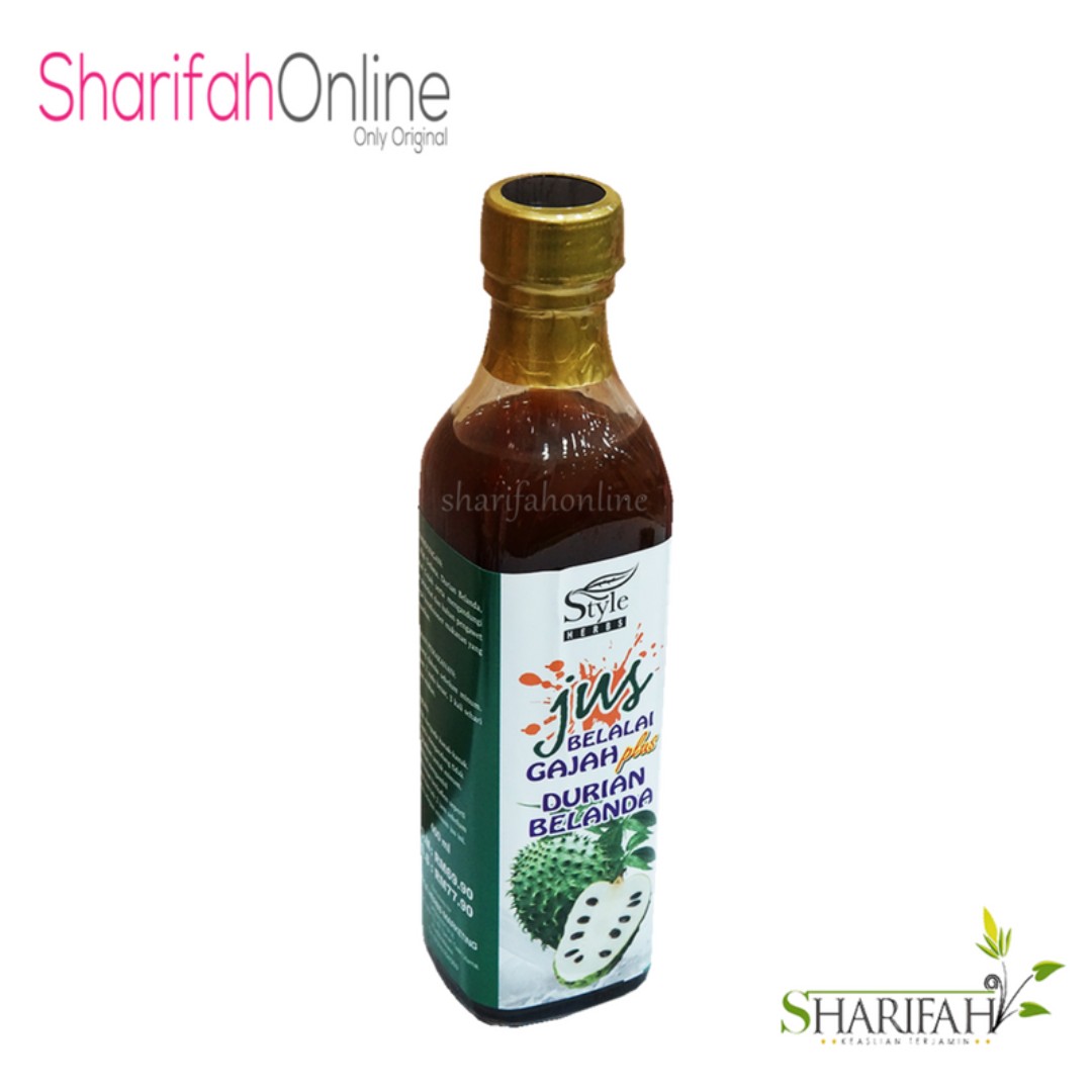 Style Herbs Jus Belalai Gajah Durian Belanda 400ml Health Beauty Skin Bath Body On Carousell