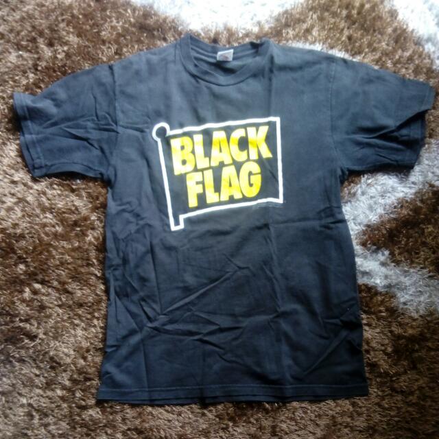 Vintage 90s Black Flag T-shirt, Men's 