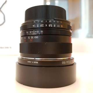 Zeiss Planar T 50mm F1.4 ZF2 Nikon