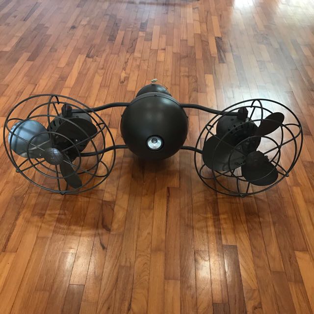 Designer Ceiling Fan Dual Rotational Furniture Home