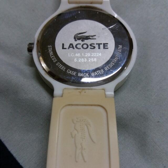 Authentic Lacoste mens size watch 