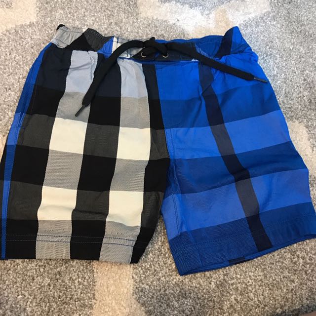 burberry kids swim shorts