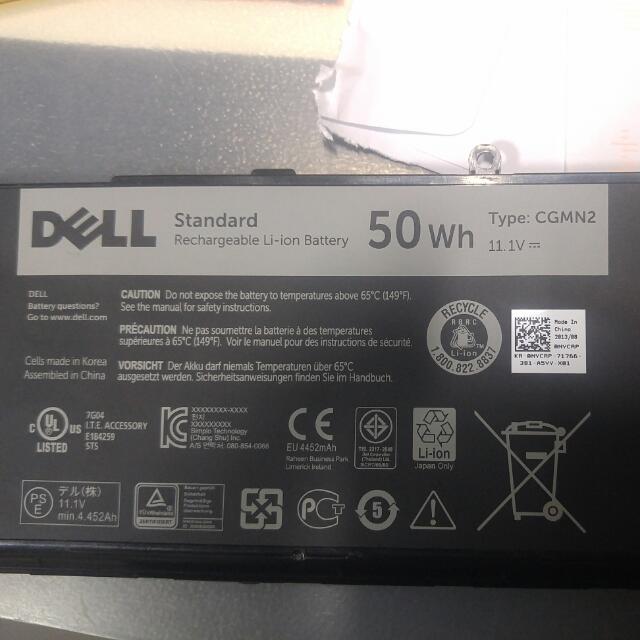Brand New Dell Cgnm2 Battery For Dell Inspiron 11 3000 Electronics Computer Parts Accessories On Carousell