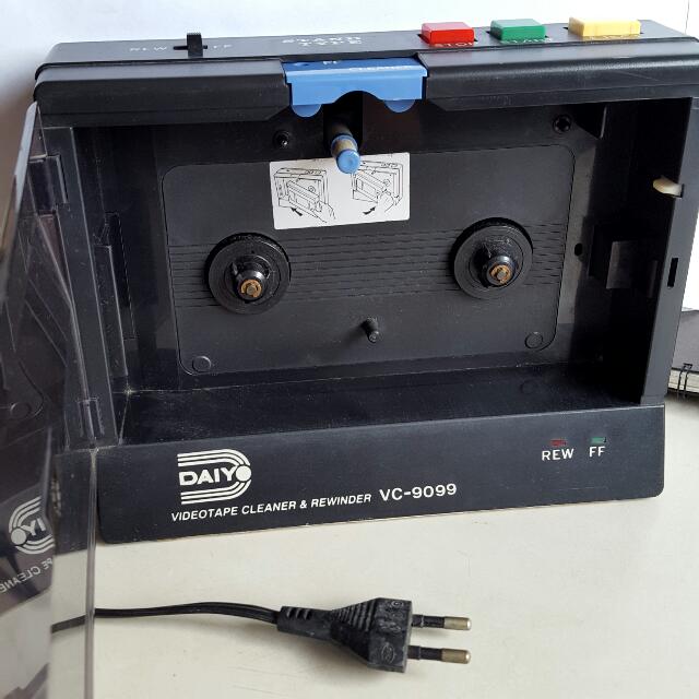 DAIYO video tape cleaner rewinder VC9099, TV & Home Appliances, TV