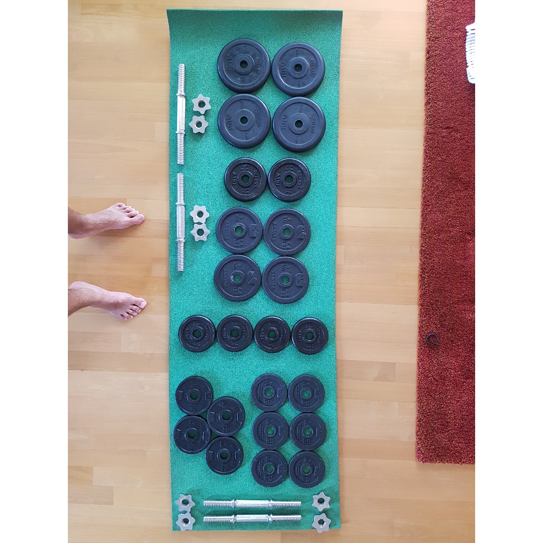 Full Home Gym Set AibiGym and Domyos Everything Else on Carousell