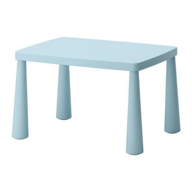Ikea blue kids clearance table