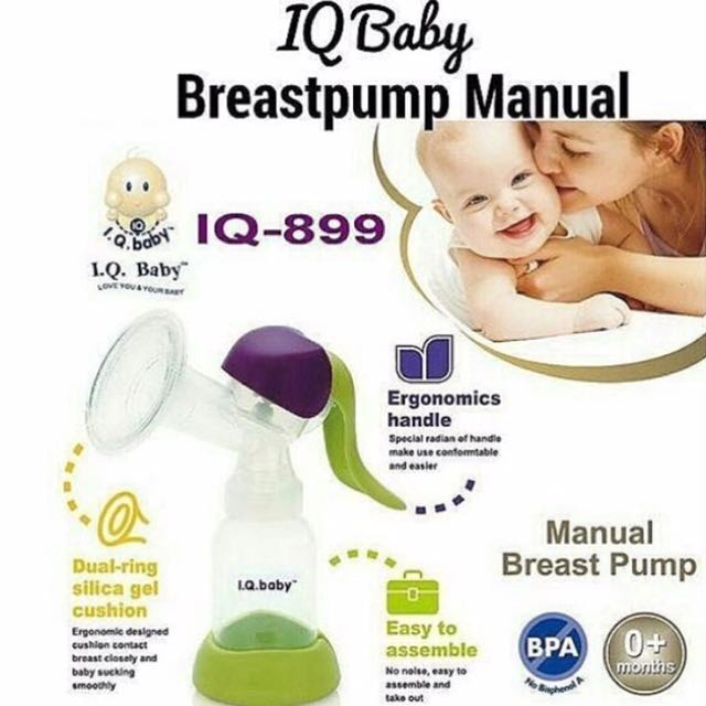 Iq Baby Breastpump Manual Pompa Asi Manual Bayi Anak Perawatan Makanan Anak Di Carousell