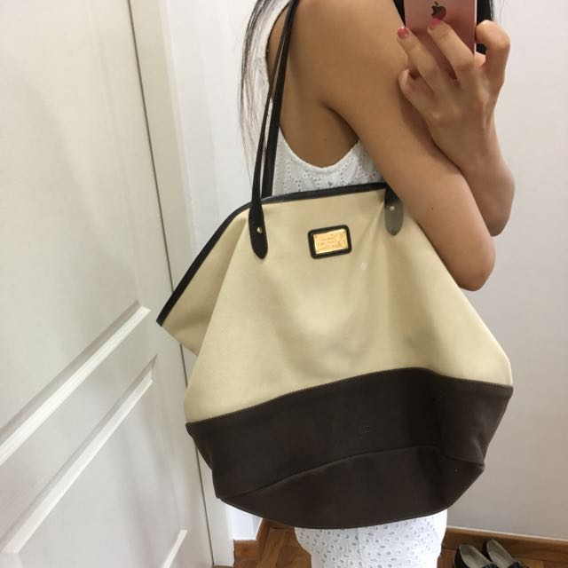 Raph Lauren Summer Canvas Bag Not Prada, Ysl, Marc Jacobs, Ted Baker,  Chloé, Miu Miu, Luxury, Bags & Wallets On Carousell