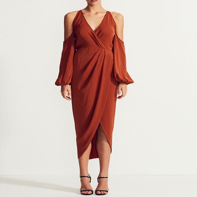 Shona joy rust sale dress