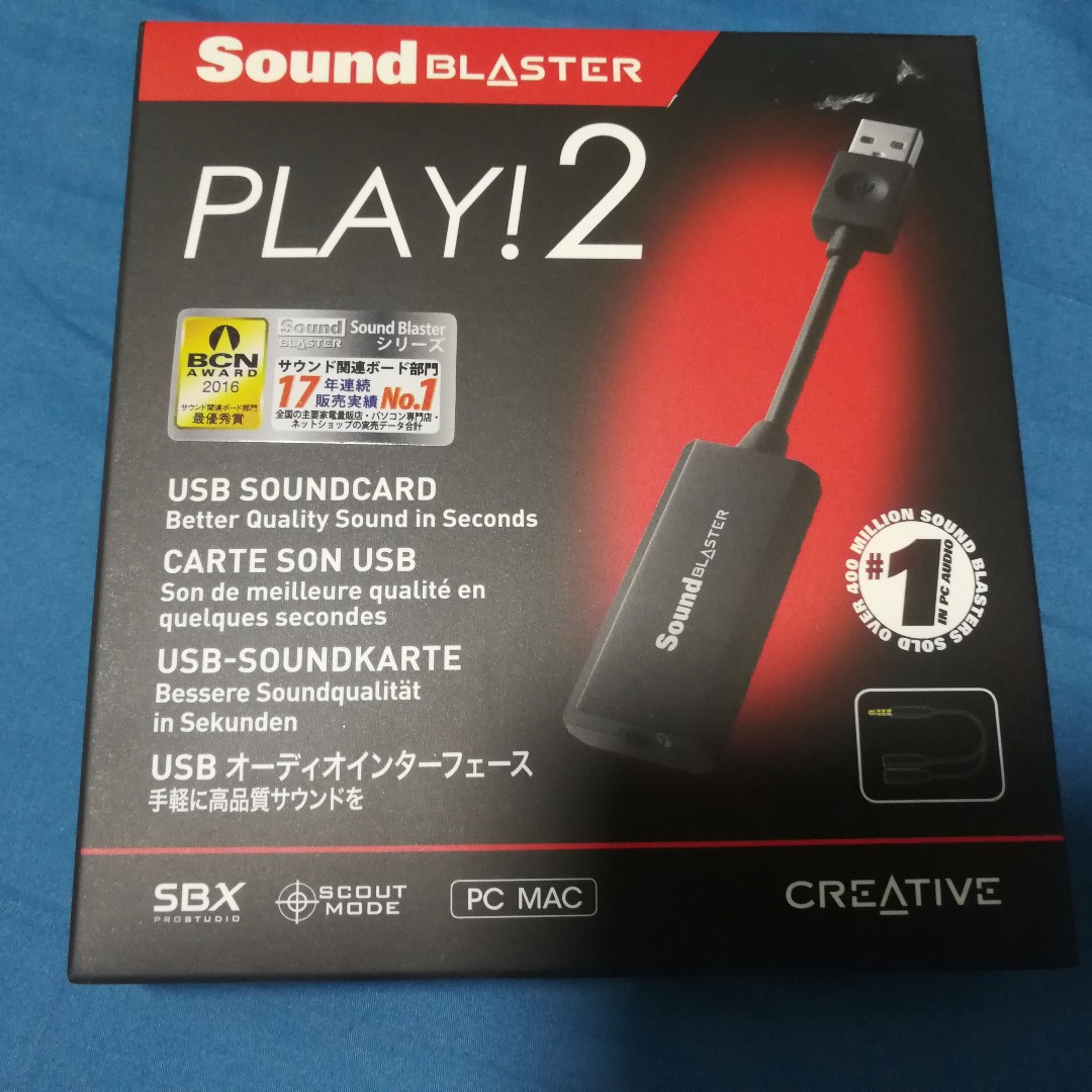 Sound Blaster Play 2 Electronics Audio On Carousell