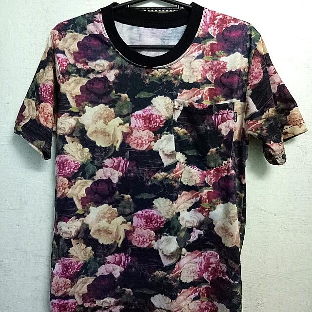 Supreme store floral shirt