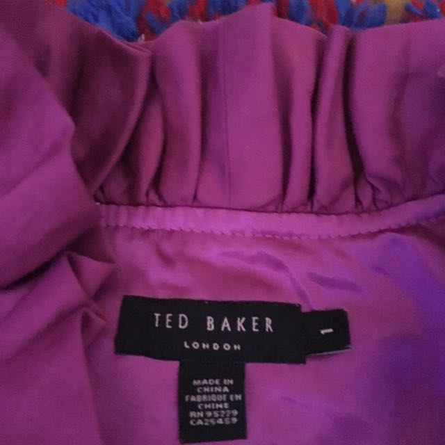 ted baker purple dress