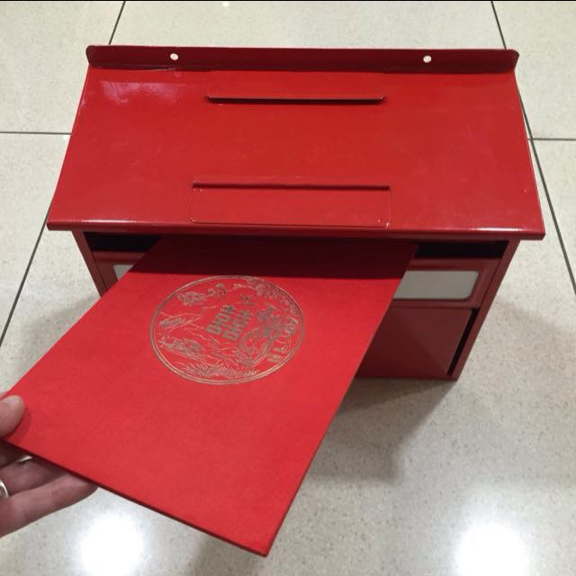 trendy vintage retro red mail post box for wedding dinner reception ang pow hong bao collection travel themed mailbox decor nice u quirky decorations - Baos Vintage trendy vintage retro red mail post box for wedding dinner reception ang pow hong bao collection travel themed mailbox decor nice u quirky decorations - Baos Vintage