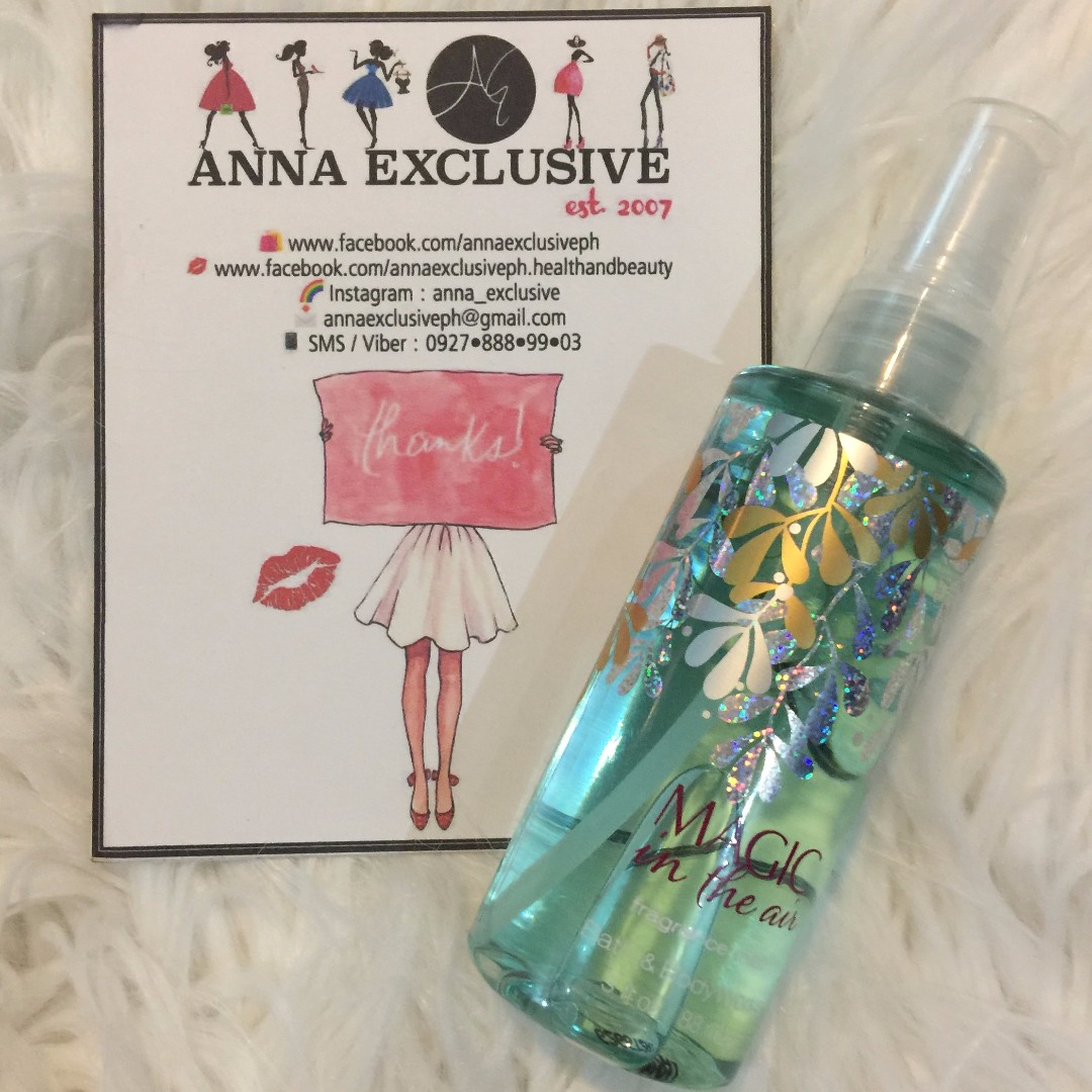 Magic in the air Bath and Body works fragrance mist, Beauty & Personal  Care, Fragrance & Deodorants on Carousell