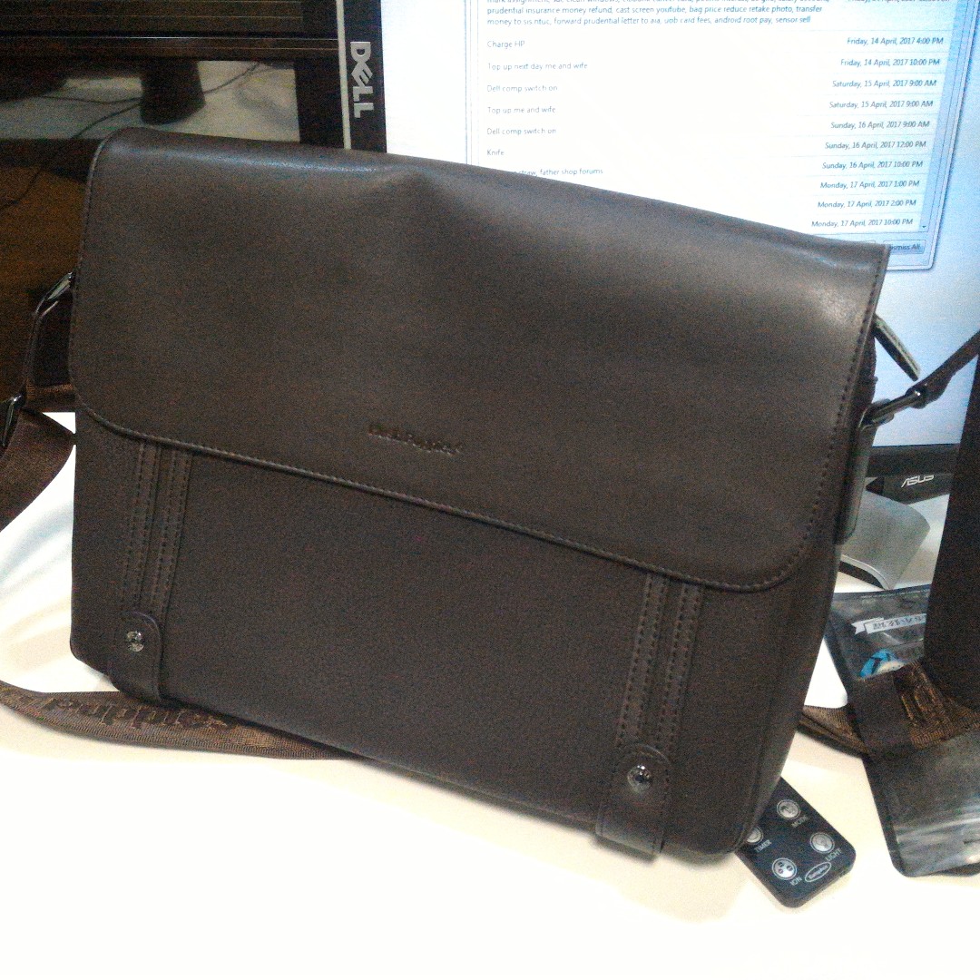 Hush puppies men bag hot sale