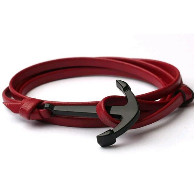 Brand New Multilayer Miansai Anchor Bracelet Retro Tom Hope Ethcic Bracelet Pulseras Ancla Navy Hand Leather Bracelet For Women Men Red Luxury Accessories On Carousell